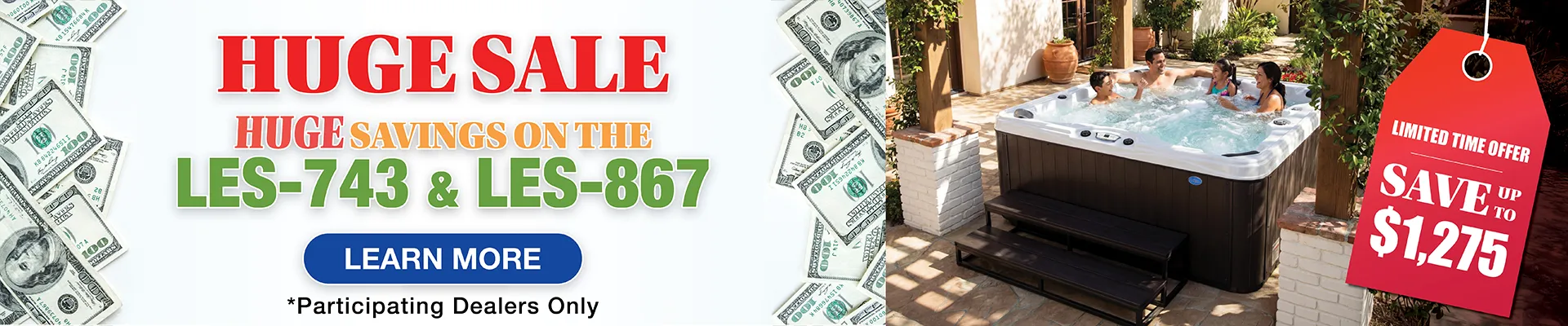 Calspas hot tub being used in a family setting - Turin